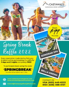 Castaways Rocky Point Vacations Puerto Penasco Hotels Spring Break
