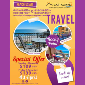 Castaways Rocky Point Vacation Rentals Hotels Booking Puerto Penasco Special Promotion