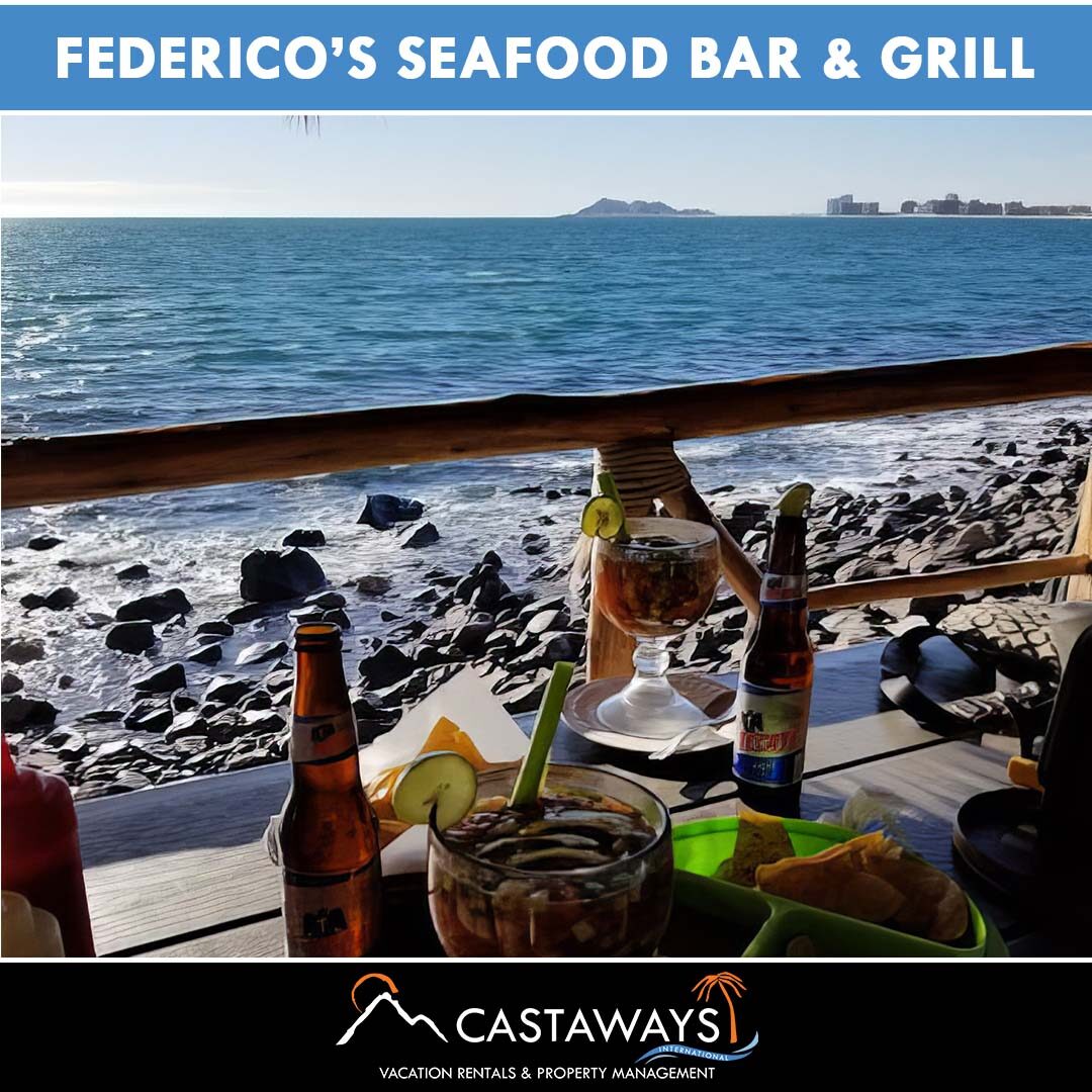 Rocky Point Bars and Nightlife - Federico's Seafood Bar & Grill, Castaways Puerto Peñasco, Mexico Arizona USA
