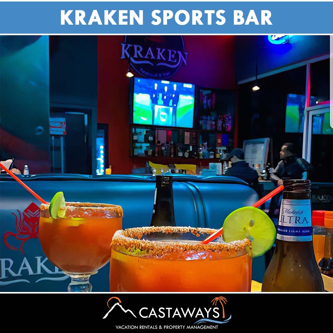 Rocky Point Bars and Nightlife - Kraken Sports Bar, Castaways Puerto Peñasco, Mexico Arizona USA